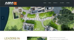 Desktop Screenshot of abmdevelopmentanddesign.com