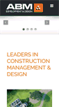 Mobile Screenshot of abmdevelopmentanddesign.com